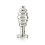 Ergonomic Stainless Steel Butt Plug Twister Shape