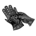 Leather and Metal Gloves