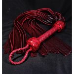 Handcrafted leather flogger
