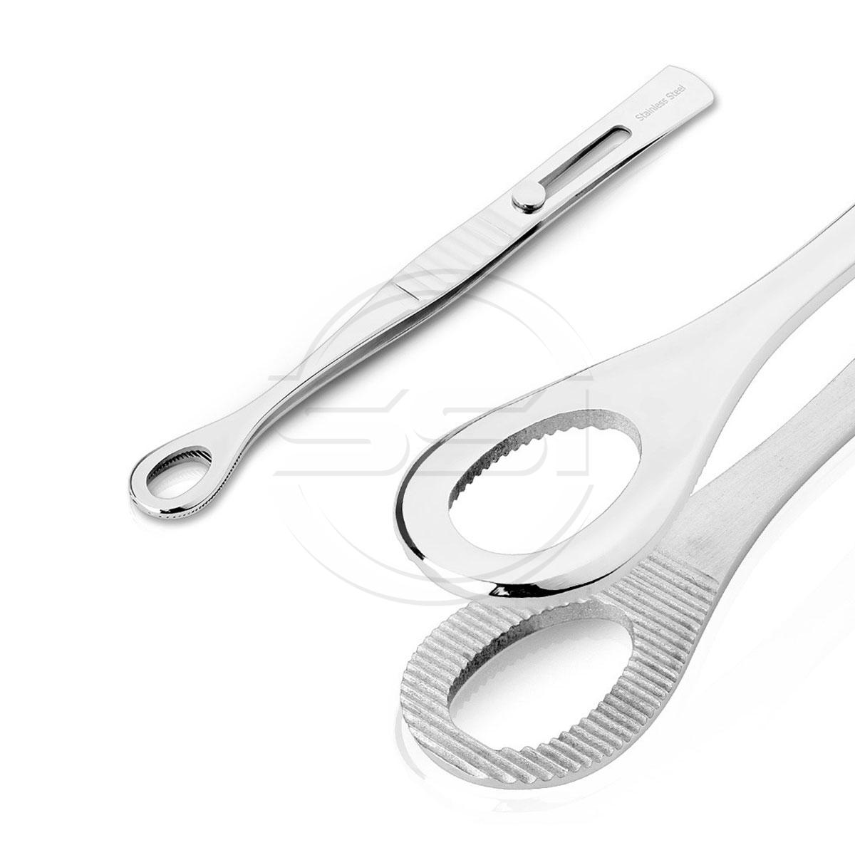 Mini Locking Slotted Forester Sponge Tweezer Clamps