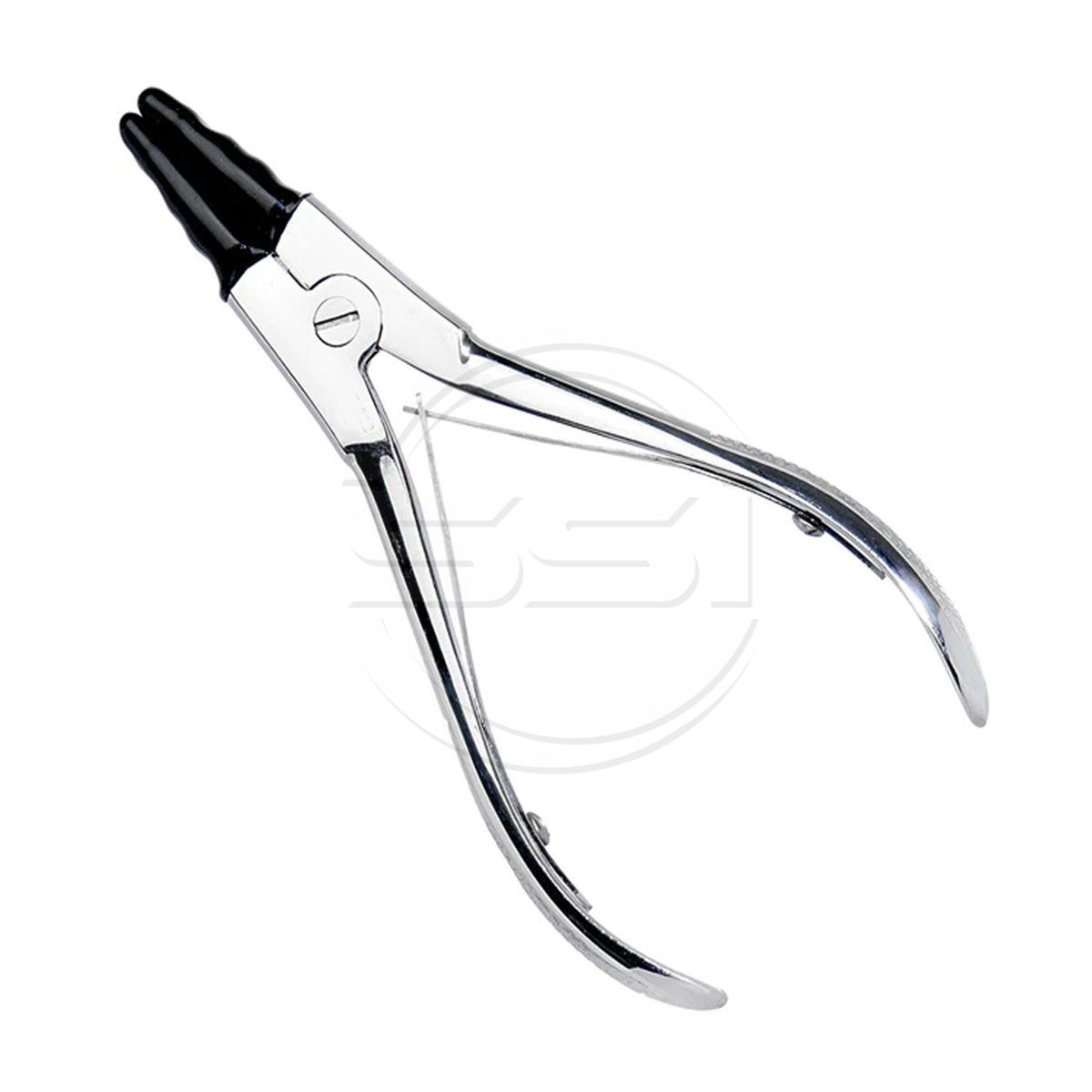 Ring Opening Pliers with Hard Rubber tips 6”