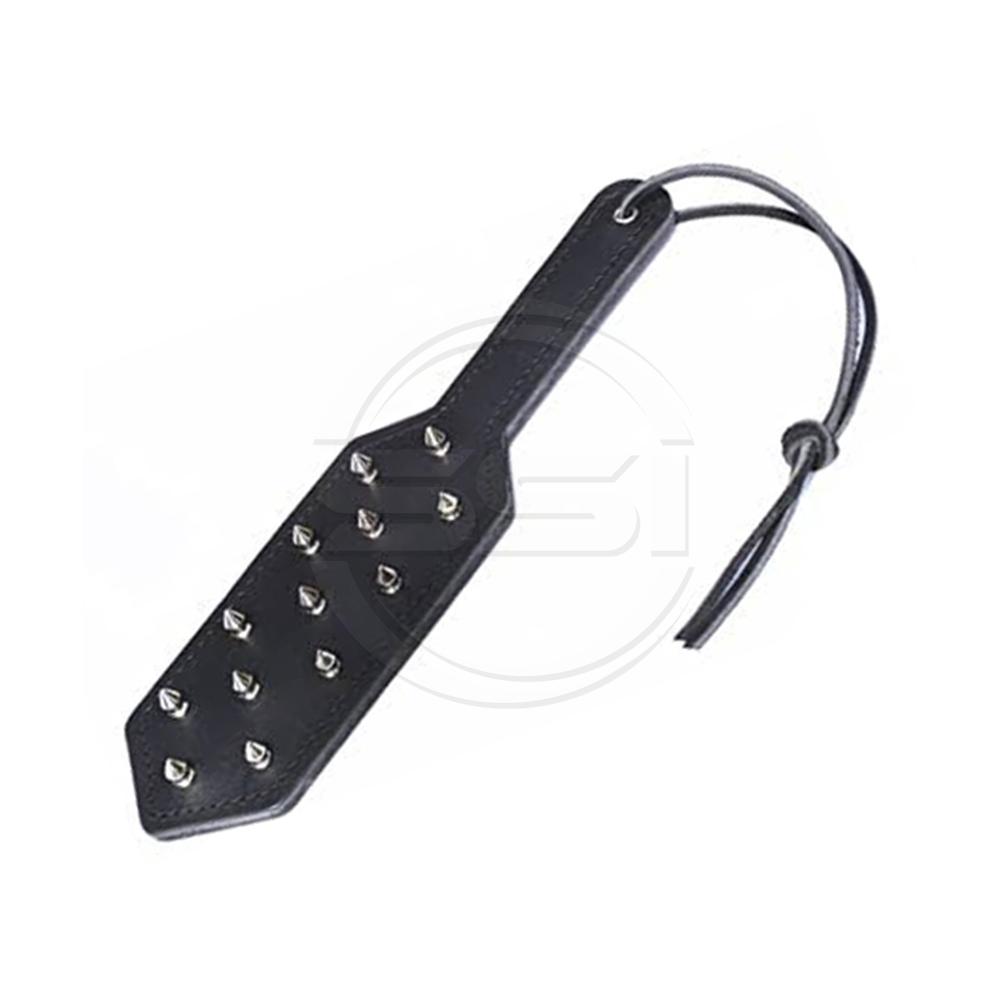 Spiked leather Paddle