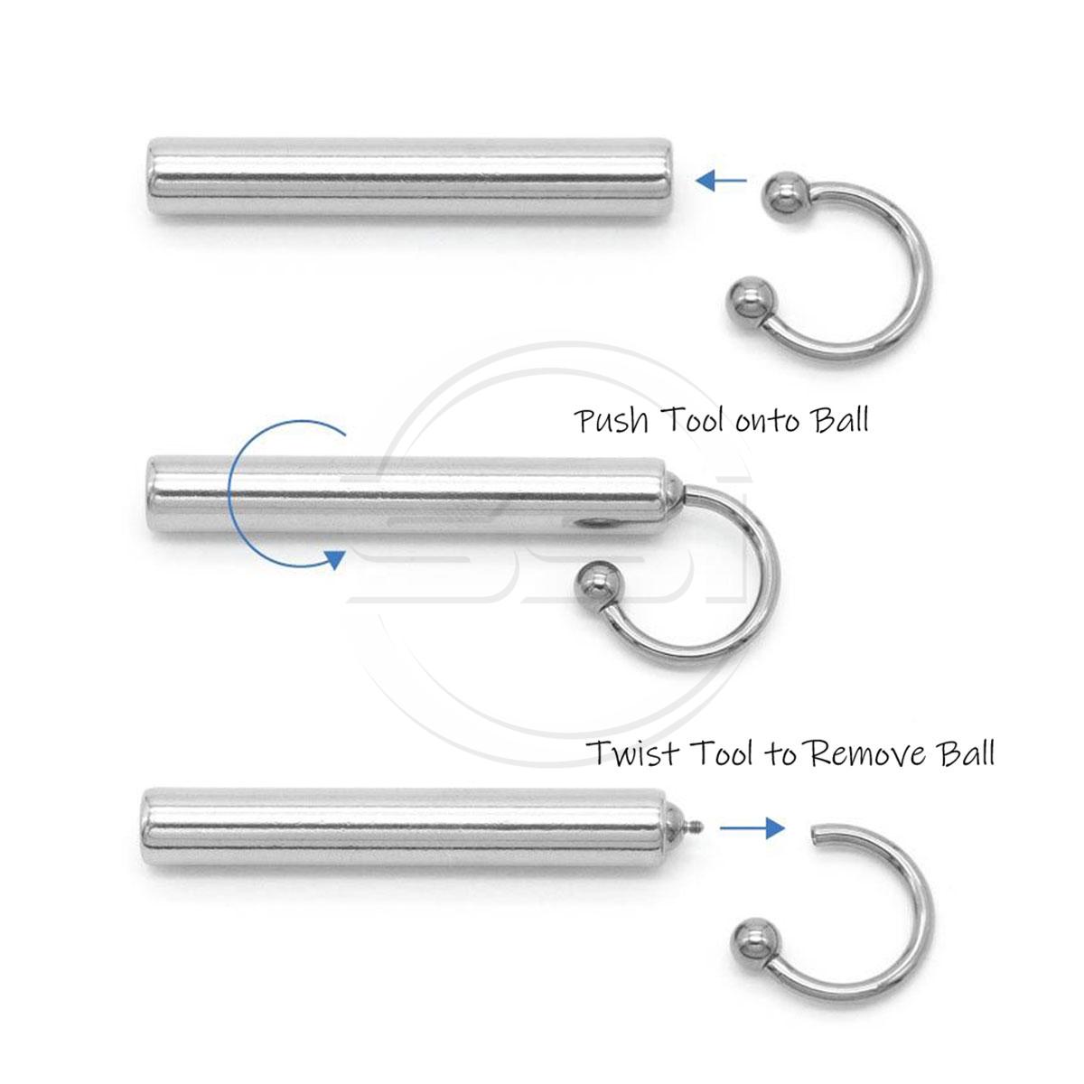 Body Jewelry Ball Holder/Removal Tool
