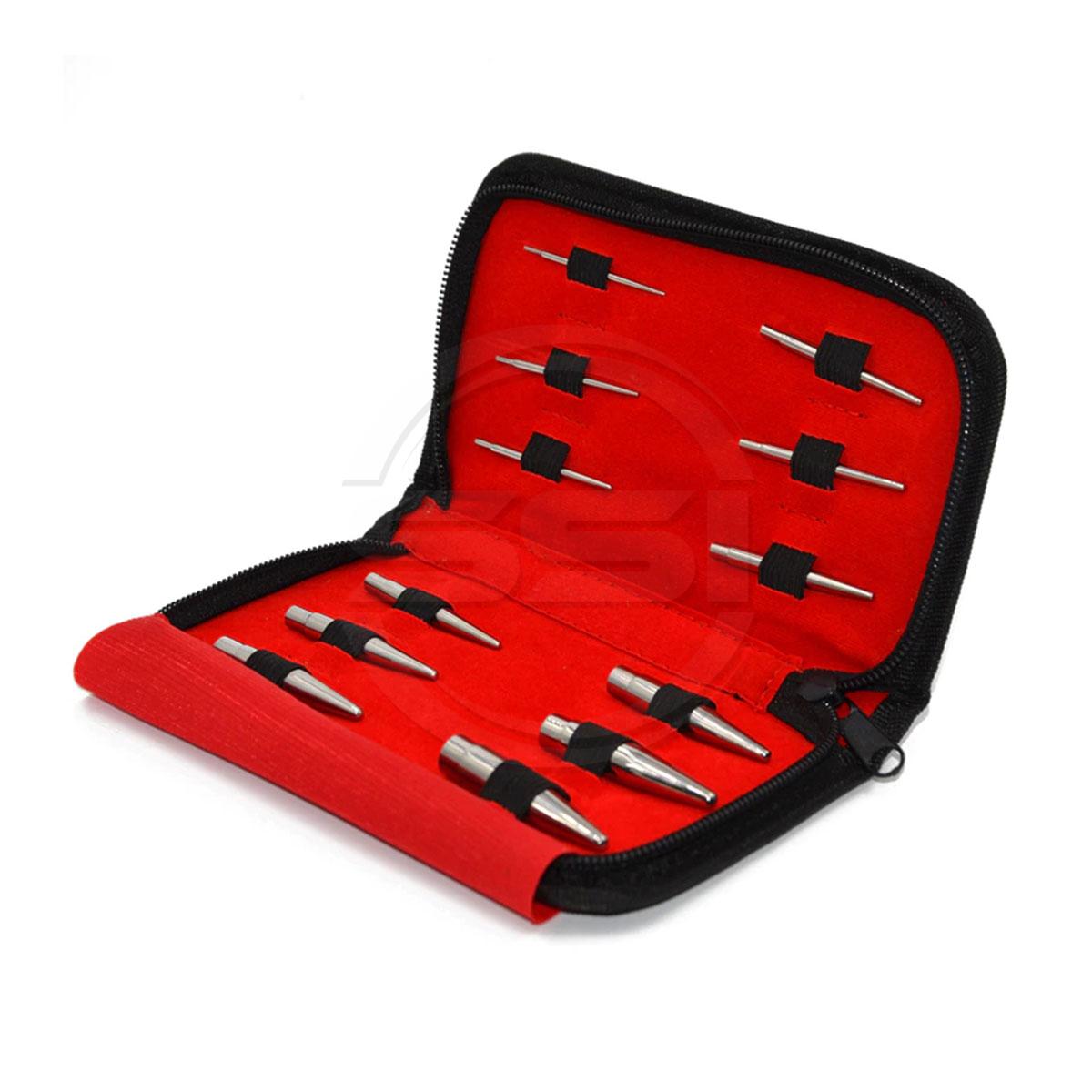 Eyelet Insertion Tapers Pins- 12 Pieces Set
