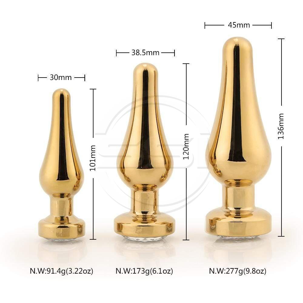 Ergonomic Stainless Steel Anal Jewel Starter Kit - Image 2