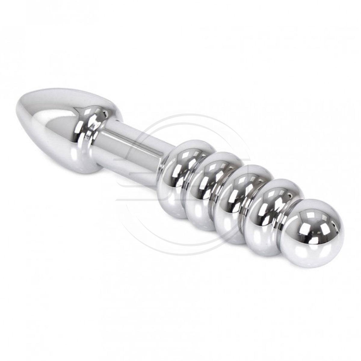 Rounded Double-ended Steel Dildo - Image 3