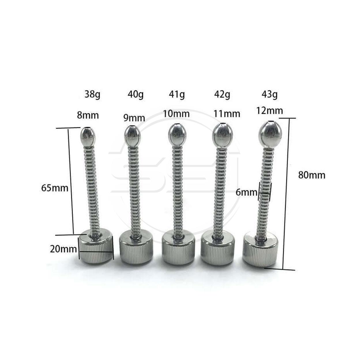 Ribbed Sperm Stopper Penis Plug - Image 2