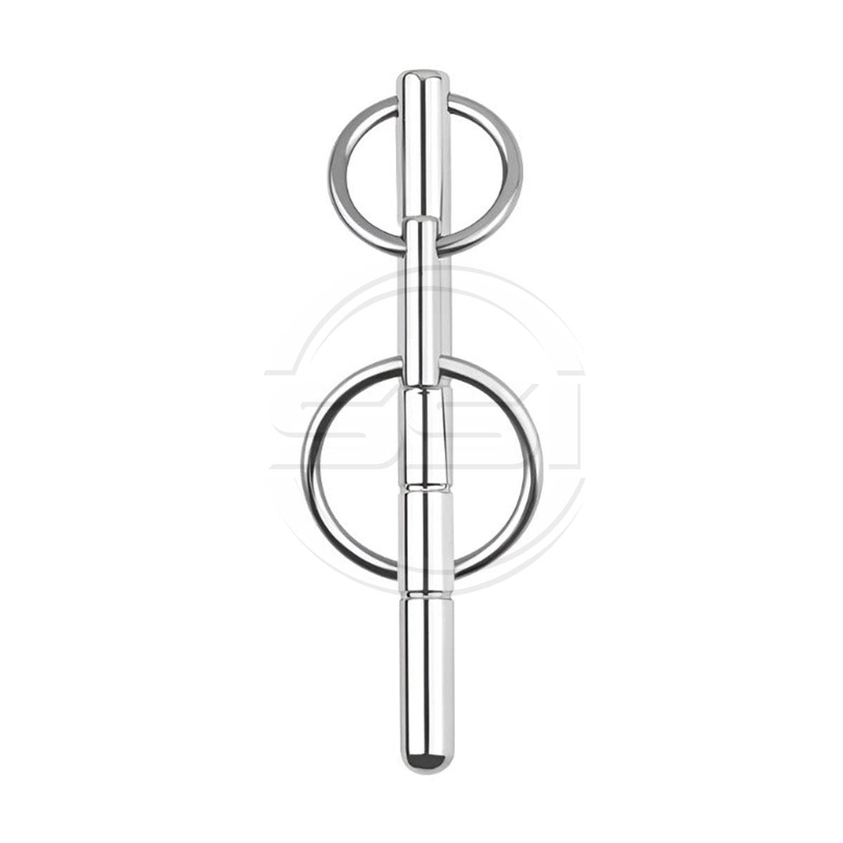 Steel Ringed Penis Plug Stainless Steel - Image 2