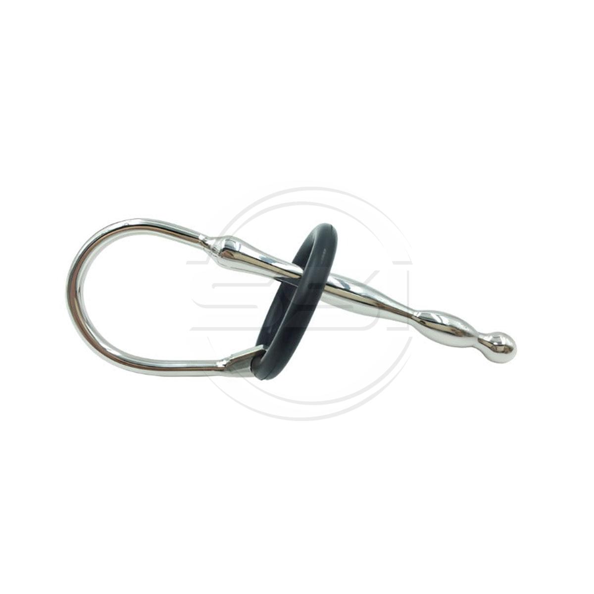 Steel & Silicone Sperm Stopper Penis Plug