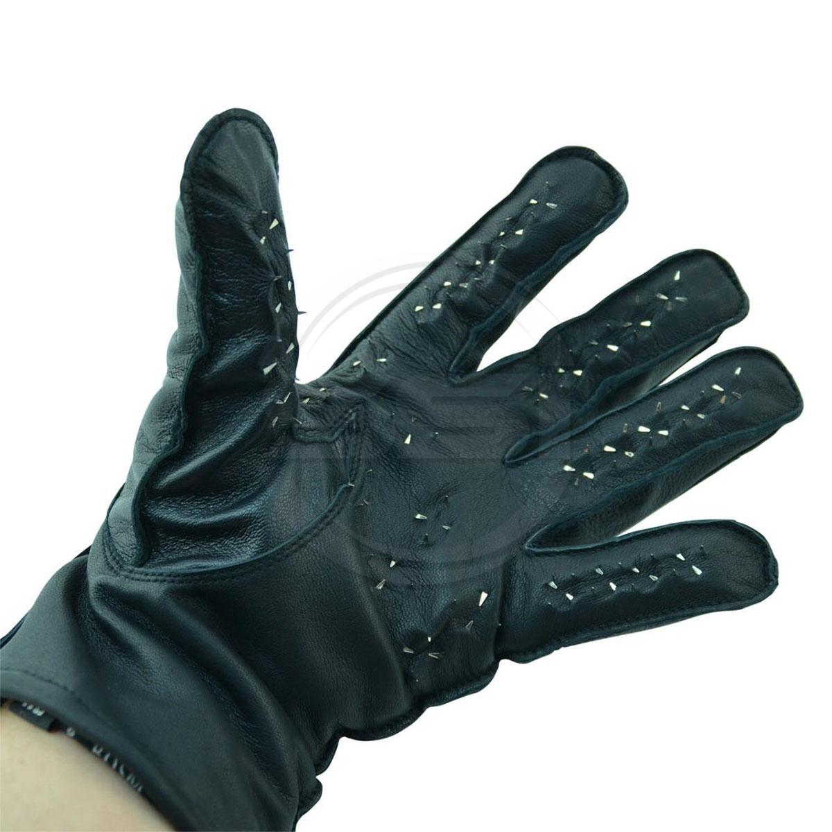 High Quality Spikes Leather Glove - Image 2