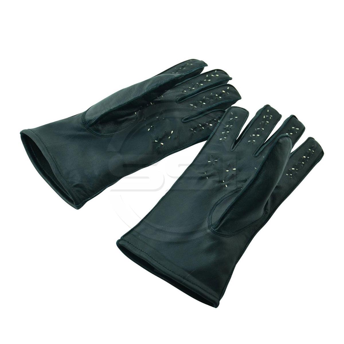 High Quality Spikes Leather Glove