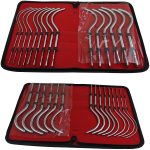 Guyon Urethral Dilators Urethral Sounds, Curved, Set of 15