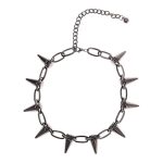 Metal Spikes Studs Rivets Punk Goth Necklace Choker Collar