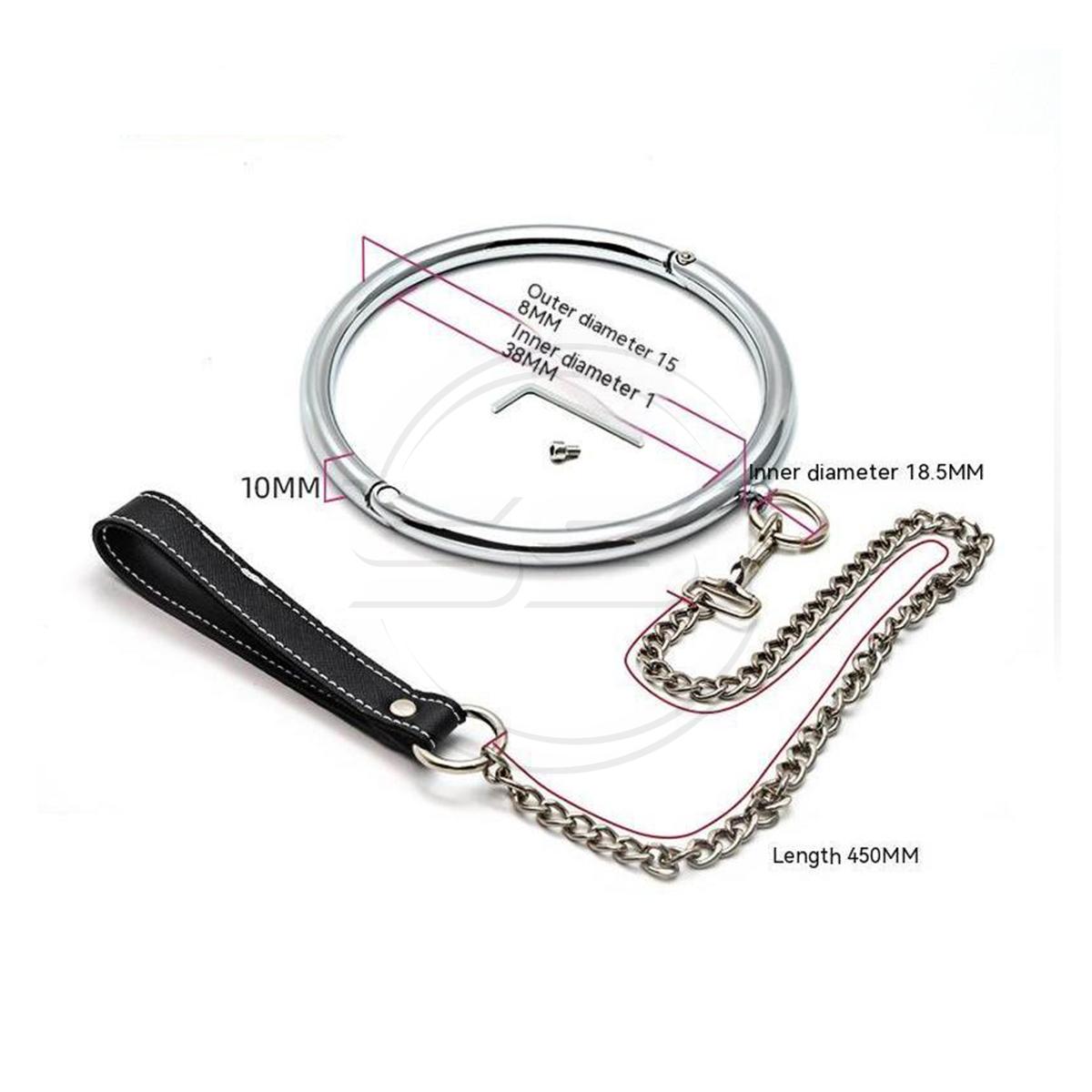 BDSM Metal Collar - Image 4