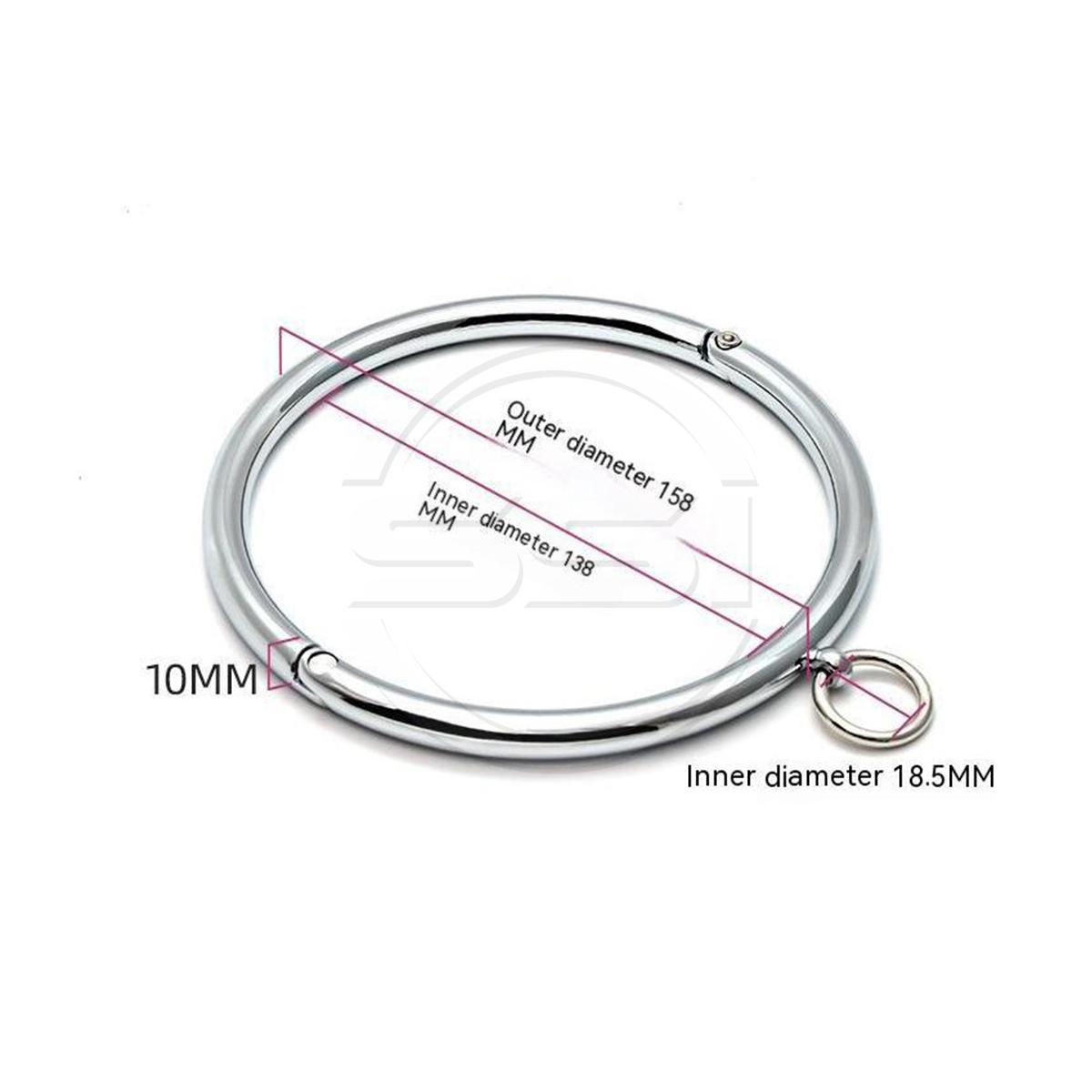 BDSM Metal Collar - Image 3