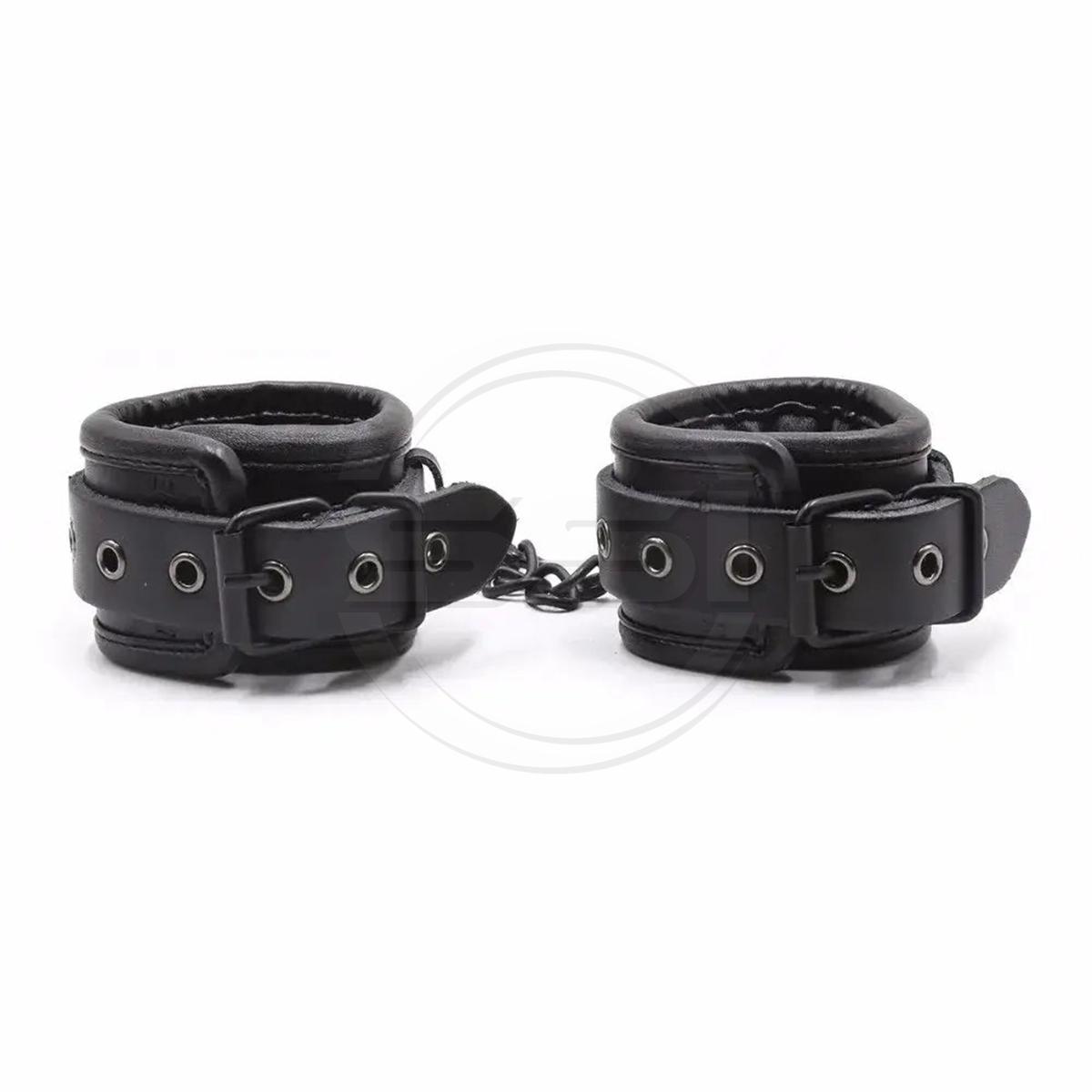 Cowhide Leather Bondage Set